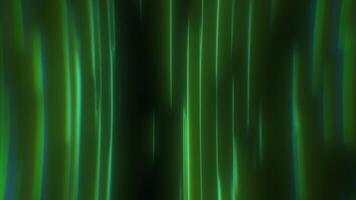 Abstract green glowing background with flying lines and stripes video