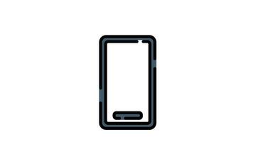 game streaming with smartphone icon animation isolated alpha channelgame streaming with smartphone icon animation isolated alpha channel video