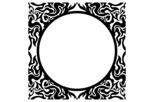 Frame or border decorative ornament design with a fire theme vector