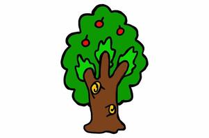 Tree Images for Design Decoration vector
