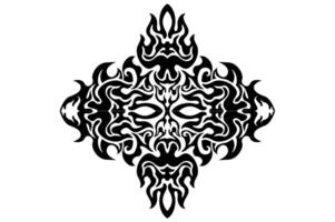 Frame or border decorative ornament design with a fire theme vector