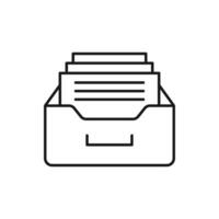 Archive folders icon. Document icon. Archive storage icon. vector
