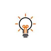 Bulb icon. Light icon vector