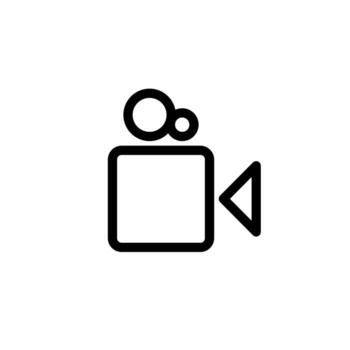 Camera icon. Vid camera icon. vector
