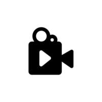 Camera icon. Vid camera icon. vector