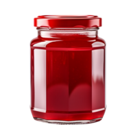 lampone marmellata su bottiglia su trasparente sfondo png