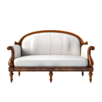 Sofa on a light on transparent background png