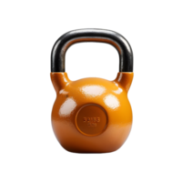 Black kettlebell on transparent background png