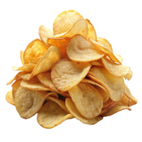 Heap of Potato Chips Render png