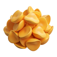 Heap of Potato Chips 3d ImIconage png