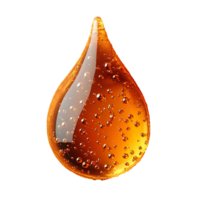 Vitamin C serum drop . Vitamin C serum oil full of ascorbic acid top view . Skincare concept of a facial oil full of antioxidants isolated. drop of oil png