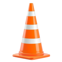Traffic Cone Image with Transparent Background png
