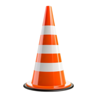 Traffic Cone Cutout with Transparent Backdrop png