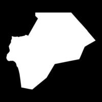 Maan governorate map, administrative division of Jordan. vector
