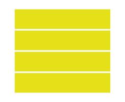Rectangle Geometric Shape Collection Symbol Yellow Element Graphic Design Illustration vector