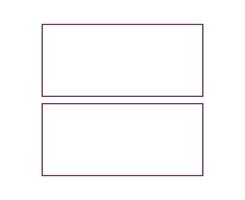 Rectangle Shapes Outline Purple Stroke Symbol Element Graphic Design Illustration vector