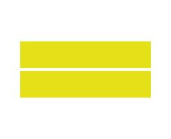 Rectangle Geometric Shape Yellow Symbol Element Graphic Design Illustration vector