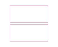 Rectangle Shapes Outline Purple Stroke Symbol Element Graphic Design Illustration vector