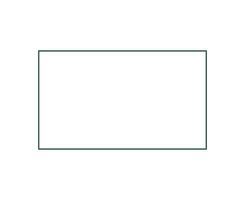 Rectangle Geometric Shape Outline Green Symbol Illustration vector