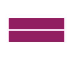 Rectangle Geometric Shape Purple Symbol Element Graphic Design Illustration vector