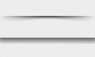 Realistic shadow with soft edges. shadow effect. Transparent oval shadow. vector