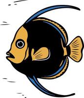 Artwork of mimic tang fish vector