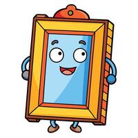 Artistic frame design vector