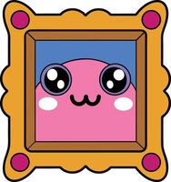 Artistic frame design vector
