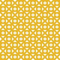 Retro geometric pattern background, abstract circle, triangle and square lines art. Yellow color, trendy bauhaus pattern backgrounds set vector