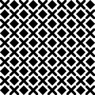 Retro black and white geometric pattern background, abstract circle, triangle and square lines art. Trendy bauhaus pattern backgrounds op-art set