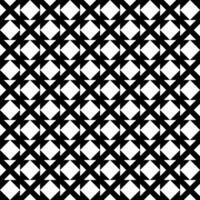 Retro black and white geometric pattern background, abstract circle, triangle and square lines art. Trendy bauhaus pattern backgrounds op-art set vector