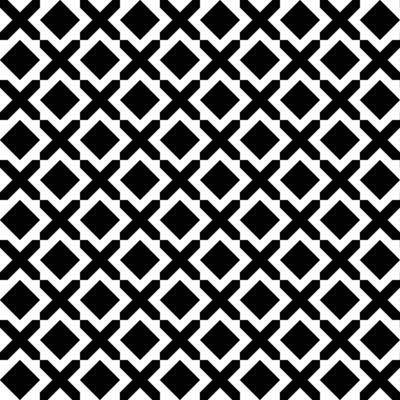 Retro black and white geometric pattern background, abstract circle, triangle and square lines art. Trendy bauhaus pattern backgrounds op-art set