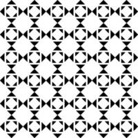 Retro black and white geometric pattern background, abstract circle, triangle and square lines art. Trendy bauhaus pattern backgrounds op-art set vector