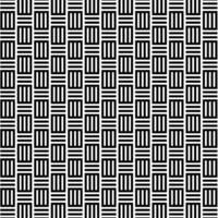 Retro black and white geometric pattern background, abstract circle, triangle and square lines art. Trendy bauhaus pattern backgrounds op-art set vector