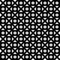 Retro black and white geometric pattern background, abstract circle, triangle and square lines art. Trendy bauhaus pattern backgrounds op-art set vector