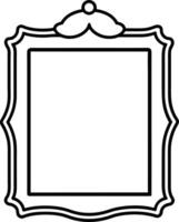 Artistic frame design vector