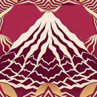 Artwork of mountain vector