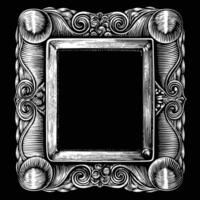 Artistic frame design vector