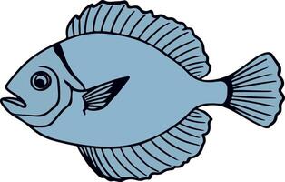 Artwork of mimic tang fish vector