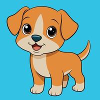 Artwork of Puppy vector