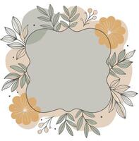 Border artwork of frame vector
