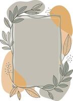 Border artwork of frame vector