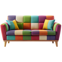 Sofa isolated on transparent background png