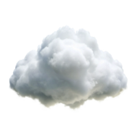 Cloud isolated on transparent background png