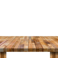 Wooden Table Isolated on Transparent Background png