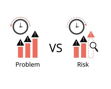 A risk is an uncertainty and problem already occurred vector
