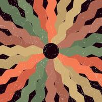 Rays Retro Background. 90s Vintage Background. vector