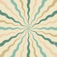 Rays Retro Background. 90s Vintage Background. vector