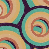 Circle Abstract Retro Background. Vintage Background. vector