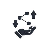 share icon. .Editable stroke.linear style sign for use web design,logo.Symbol illustration. vector